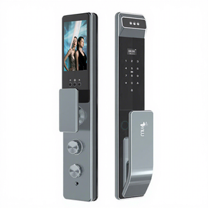 Cerradura Inteligente Digital <span class=keywords><strong>para</strong></span> Puerta Principal con Reconocimiento Facial, Control por Aplicación Tuya, Pantalla y Diseño <span class=keywords><strong>de</strong></span> Lujo <span class=keywords><strong>para</strong></span> Viviendas - Product Image 1