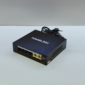 TOKELINK TK-RF0402P-SX Switch PoE de 4 Puertos 10/100Mbps AI Smart PoE con 2 Puertos Uplink RJ45 Plug and Play para Cámaras IP CCTV - Product Image 2