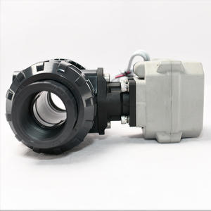 2 "Dn50 50Mm 12V Upvc Pvc Gemotoriseerde Klep Plastic Gemotoriseerde Waterklep - Product Image 2
