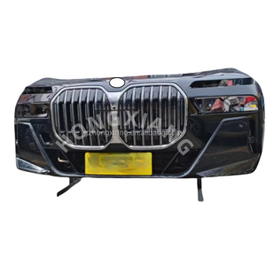 Per BMW Serie 7 G70 G73: Paraurti Anteriore Usato in ABS, Griglia M760ex, Ventola Radiatore, Barra Anti-Collisione, Fendinebbia con Fori, Tutti i Componenti - Product Image 2