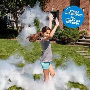 Machine à mousse portable avec concentré, lanceur de bulles de mousse électrique pour enfants, fête en plein air, jeu en arrière-cour et plaisir estival - Product Image 5