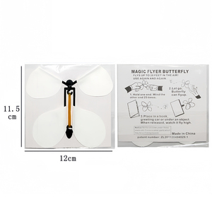 Accessoires magiques amusants pour papillons 3D volants à faire soi-même, papillons pliables, tours de magie, jouets anti-stress - Product Image 4