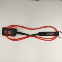 Laisse de surf la plus résistante, laisse de surf à double pivotement, accessoire de shortboard pour sports nautiques