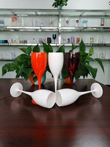 Venta de Fábrica Copas de Champán Personalizadas de Acrílico Blanco Tipo Flauta para Ice Imperial y Copas de Plástico para <span class=keywords><strong>Vino</strong></span> - Product Image 4