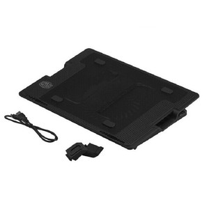 Laptop Cooling Pad 9-17 Inch Air Cooled Plastic Base With Adjustable Height And <b>Fan</b> Support For Notebook <b>Computer</b> - Product Image 2