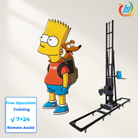 Máquina de pintura de pared y piso Impresora de pared 3D Máquina de pintura Impresión 3M Tinta UV Impresora de pintura mural de pared