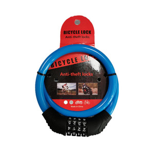 <span class=keywords><strong>4</strong></span> 位数代码结合钢缆自行车锁的安全 - Product Image 4