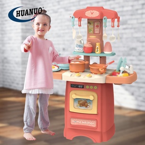 62cm maison cuisine évier enfants ensemble de cuisine jouet enfants jouer Kit en plastique cuisine vaisselle semblant jouet cuisine pour filles et garçons - Product Image 4