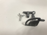 Accessoires de robinets de bouche de cloche de règlement d'amortisseur d'air de Quadrant de moulage sous pression en métal comprenant le règlement de poignée de Quadrant de conduit