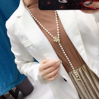 Collier pendentif rétro en argent 925 avec moissanite à 4 griffes, pour femme, blanc, style coréen, multi-port, chaîne réglable, 2g, bijoux