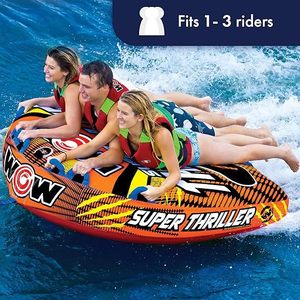 Bouée gonflable JOSEN en PVC avec corde, capacité 3 personnes, jusqu'à 200 kg, pour adultes, pour la navigation de plaisance - Product Image 1
