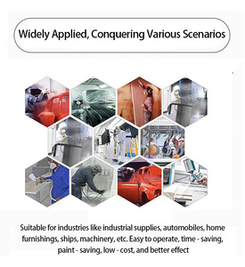 Pistolet à <span class=keywords><strong>peinture</strong></span> HVLP professionnel WARTE modèle 555 avec buse de 1,3 mm et réservoir d'alimentation par gravité de 600 ml, garantie de 3 ans pour la <span class=keywords><strong>peinture</strong></span> automobile - Product Image 6