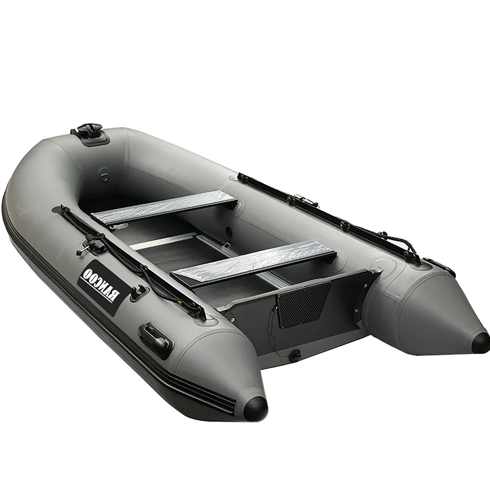 Barco inflable plegable de Pvc para pesca, balsa inflable de Pvc con 3 años de garantía