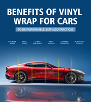 Vinilo Adhesivo de Fibra de Carbono al por Mayor, Rollo de 1.52x15m, Brillante, para Interiores de Coche, Salpicaderos, Carrocería, Cambio de Color, Adhesivo para Automóviles, OEM