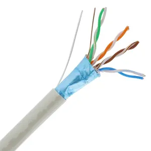 Cat6 сеть/Ethernet U/UTP 23 AWG CCA проводник PE Изоляция ПВХ/LZSH оболочка кабель