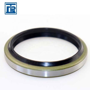 TONGDA Chine – Vente en gros usine, expédition en vrac – Joints d'étanchéité hydrauliques à <span class=keywords><strong>double</strong></span> lèvre en métal NBR DKB pour excavatrice - Product Image 2