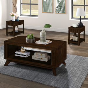 Tavolino rettangolare in legno FCJ stile fattoria minimalista mobile piano in marmo di vetro per soggiorno sala da pranzo mobili per la casa
