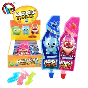 Diseño de monstruo apretar fruta jalea líquida mermelada caramelo dulce proveedor - Product Image 1