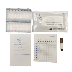 Veterinary Rapid T&amp;S IgE Test Kit (T+80S)Test for Canine Dog - Product Image 5