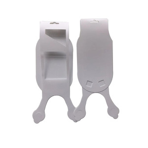 Pickleball Paddle Fold Over dangle Tags carte da esposizione in PP bianco per racchette da Pickleball Display Pickleball Racquet Hung Cards - Product Image 3