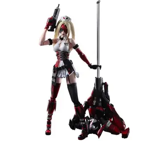 Penjualan terlaris komik DC 1/6 karakter anime Harley Quinn mainan anak Model PVC tokoh aksi seni SHF paly kai Harley Quinn