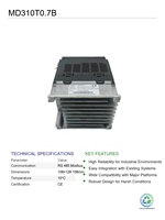 Variateur de fréquence vectoriel Modbus INO-VFD MD310T0.7B 0.75KW triphasé 380V d'occasion – En stock