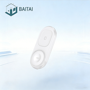 Cargador Inalámbrico Compacto <span class=keywords><strong>3</strong></span> en 1, Base de Carga Rápida de 15W, Pantalla LED, Estación de Carga Portátil para iPhone, <span class=keywords><strong>Airpods</strong></span> e iWatch - Product Image 1