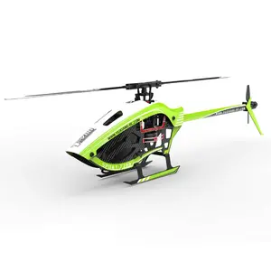 F280 tamanho grande rc helicóptero 2.4G 6CH 6-Axis Gyro 3D6G Dual Brushless Direct Drive Motor Flybarless Stunt RC Helicóptero