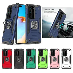 Coque de téléphone portable, nouveau Design TPU, support d'anneau, accessoire portable pour Huawei P40 Pro, 1 pièce