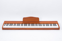 Klavier mit 88 Tasten und Hammermechanik für Leichtgewichtige Elektrische Keyboards mit 128 Rhythmen und 128 Klängen für Kinder