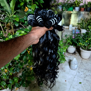 ผม REMI HAIR แบบไม่ผ่านกระบวนการ 12a ผมอินเดียแท้แบบเป็นมัด ขายส่ง ผมตรงธรรมชาติแบบเวอร์จิ้น เย็บสองชั้น  หนังกำพร้าผมยังอยู่ครบ  ผมแท้จากมนุษย์ - Product Image 1