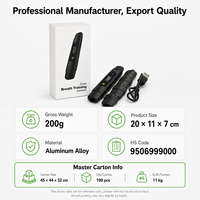 Entraîneur pulmonaire intelligent en aluminium avec synchronisation via application, Exercice respiratoire à double canal, Affichage LCD en temps réel, 3 niveaux de résistance, OEM/ODM