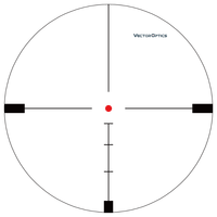 Lunette de chasse Vector Optics Hugo 6-24x50 en alliage d'aluminium avec lentilles entièrement multicouches, fabriquée par l'usine du fabricant