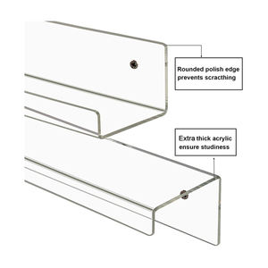 Ventes en gros de présentoirs cosmétiques muraux en acrylique de couleur personnalisée pour produits - Product Image 6