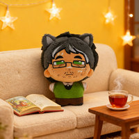 Peluche Anime Personnalisée Style Chibi 5cm 10cm, Porte-clés Personnalisé, Peluches de Taille Personnalisée avec Vêtements Imprimés, Cadeau de Collection