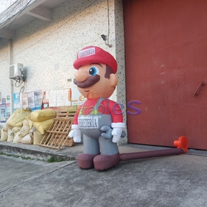 Popular personaje de dibujos animados modelo inflable Super Mario inflable <span class=keywords><strong>Luigi</strong></span> mascota inflable personaje de dibujos animados para fiesta temática - Product Image 2