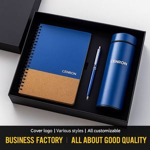 Set de Regalo Ejecutivo con Libreta A5 de Corcho, Botella Térmica y Bolígrafo para Premios de Personal de Oficina y Socios Comerciales VIP - Product Image 6