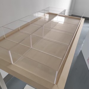 Thiết kế hiện đại kim loại bán lẻ cửa hàng may mặc hiển thị bảng gỗ quần áo kệ trưng bày cho cửa hàng quần áo kệ - Product Image 4