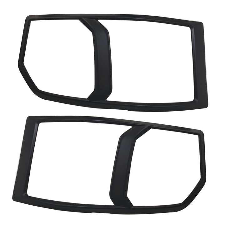Smittybilt Euro Black Headlight Cover – 4-Piece Set, Stainless Steel, Weather Resistant For Vehicle Styling - View #3