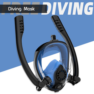 Máscara Facial Completa de 4.0mm con Cristal Templado Antivaho para Snorkel, Deportes Acuáticos para Adultos, Silicona, Una Ventana - Product Image 5