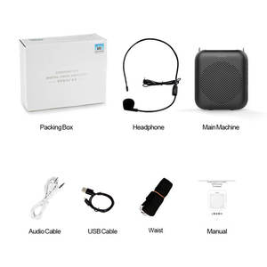 Amplificateur vocal portable S358 Pro avec microphone filaire et casque, amplificateur vocal portable - Product Image 1