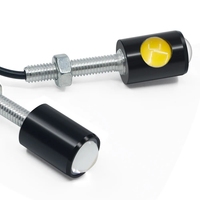 Lámpara de señal Universal para motocicleta, luz LED para matrícula de coche, bombilla con forma de ojo de águila superbrillante, indicador de giro