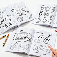 Livre de coloriage personnalisé à couverture rigide pour enfants avec reliure parfaite