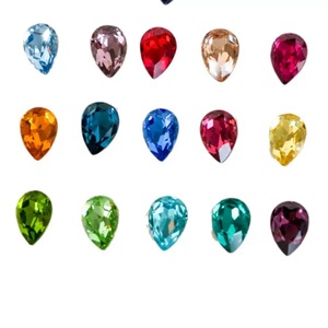 Venta al por mayor de accesorios de joyería DIY con forma de lágrima y base puntiaguda K9, diamantes decorativos y diamantes de cristal súper brillantes - Product Image 5