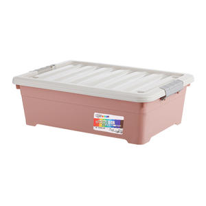 กล่องพลาสติกเก็บของใต้เตียงและบ้านวางซ้อนกันได้พร้อมฝาปิด - Product Image 4