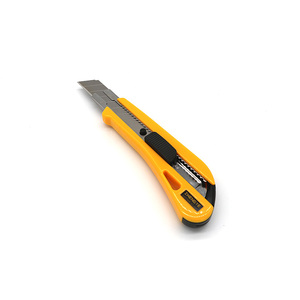 rétractable automatique <span class=keywords><strong>en</strong></span> plastique couteau de coupe, Lames <span class=keywords><strong>En</strong></span> Acier Inoxydable Poignées <span class=keywords><strong>En</strong></span> <span class=keywords><strong>Aluminium</strong></span> Coupe-Couteau - Product Image 2