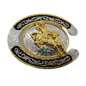 高品质新款热卖定制西部扣风格德州帽子皮带扣 - Product Image 5