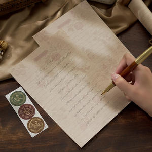 Ricordi retrò ragazza confessione letteraria lettera <span class=keywords><strong>d</strong></span>'<span class=keywords><strong>amore</strong></span> carta di auguri cartolina di cancelleria contenitore piccola busta Set - Product Image 4