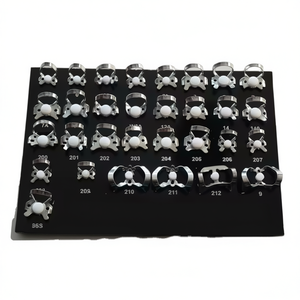 Juego de abrazaderas de presa de goma Dental de alta calidad, bandeja negra Manual, instrumentos de endodoncia, equipo Dental de alta calidad aprobado por CE - Product Image 1