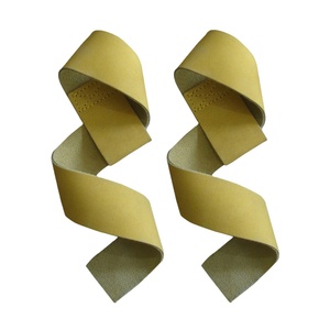 <b>Best</b> Quality Original Leather Gym Straps Gym Workout Custom Made Heavy Duty Fitness Gym Weightlifting Straps - Product Image 1